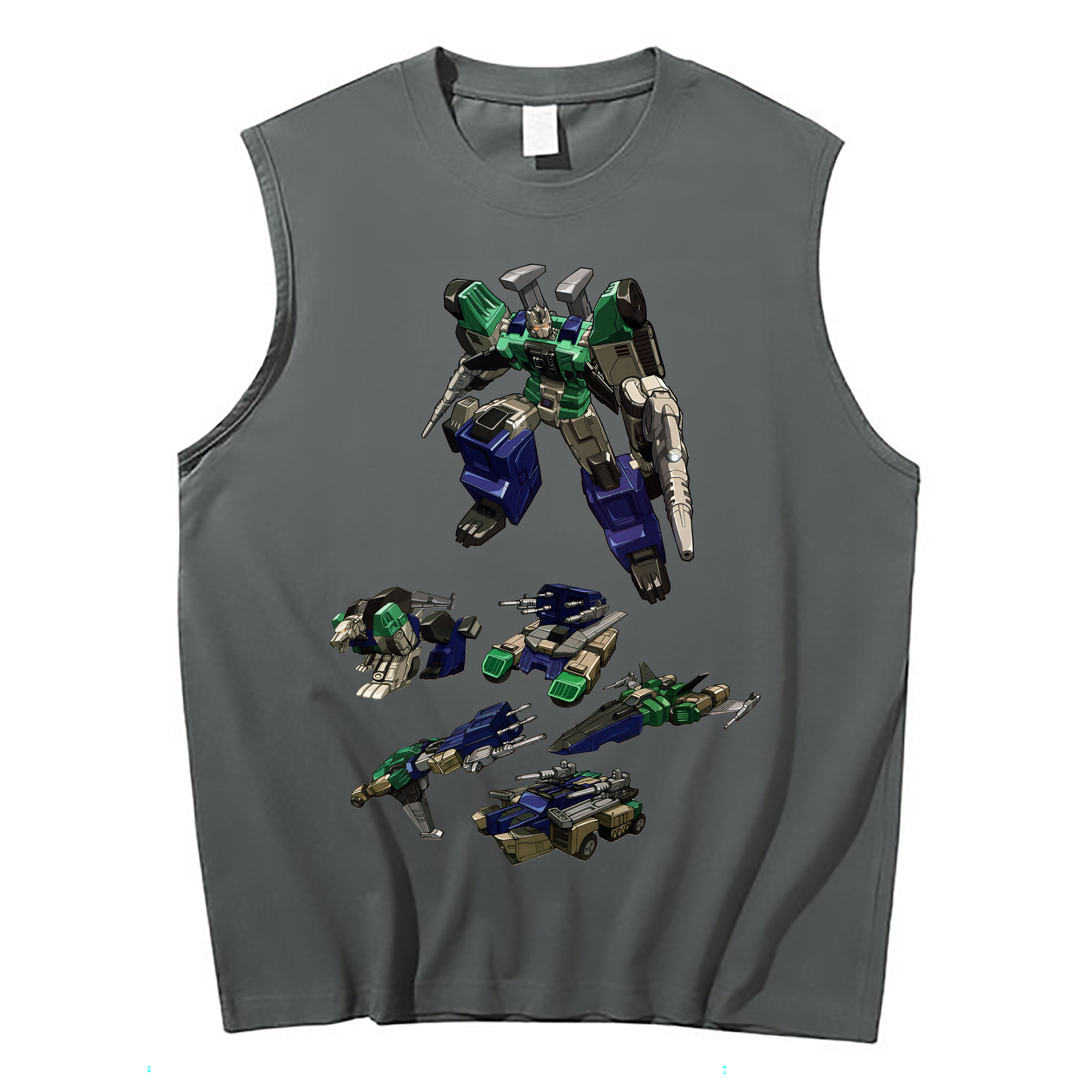 （画像用） Transformers トランスフォーマー コットン100％タンクトップ（フロントプリント）